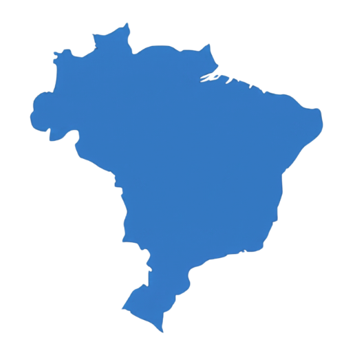 Atendemos clientes em todo o Brasil